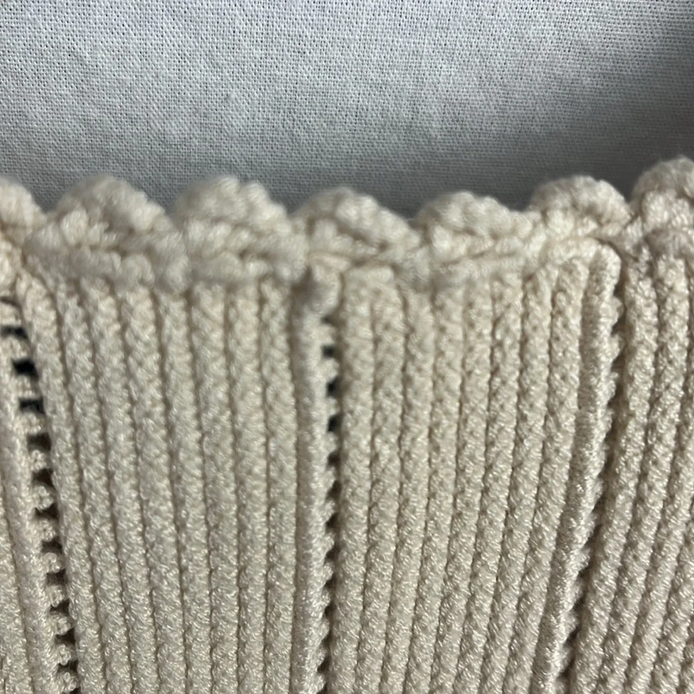 Reiss Cream Knit Sweater Tank - Picture 6 of 6
